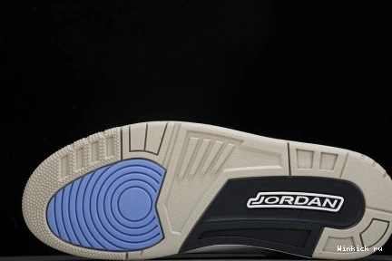 JORDAN “UNC” AIR WHITE 3 RETRO 0912